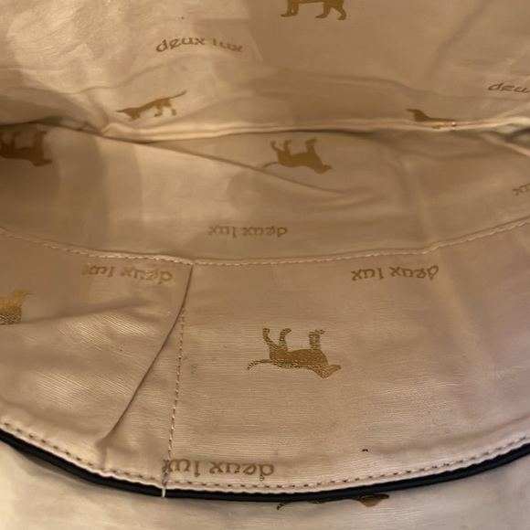 Deux Lux Leather Fringe Large Clutch - Picture 5 of 8